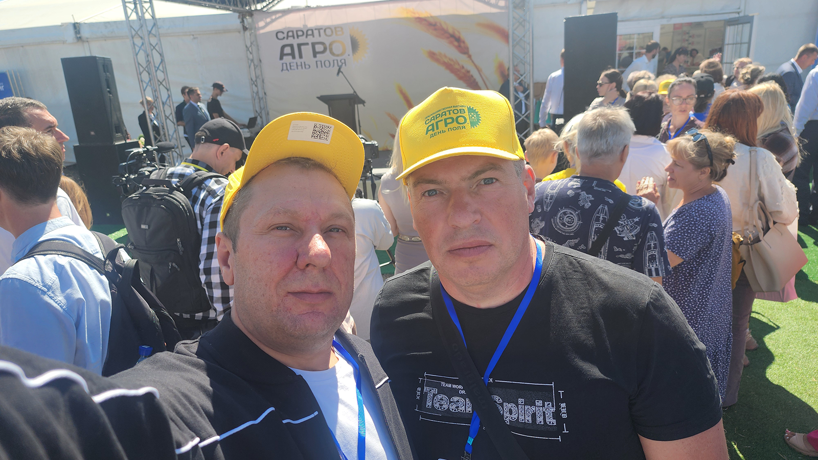 Представители АгроВолгаСтрой на выставке «Саратов Агро. День поля — 2026» в Саратове